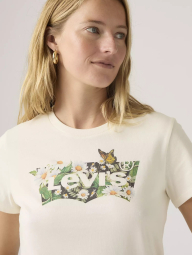 Женская футболка Levi's 1159865562 (Молочный L)
