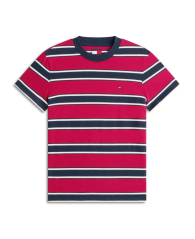 Женская футболка Tommy Hilfiger в полоску 1159865586 (Розовый/Синий M)