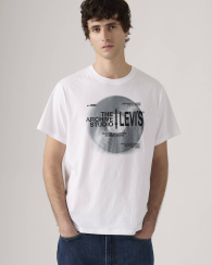 Мужская футболка Levi's с принтом 1159865610 (Белый L)