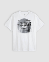 Мужская футболка Levi's с принтом 1159865610 (Белый L)