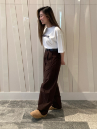 Укороченная футболка UNIQLO с принтом 1159870267 (Белый XL)