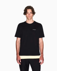 Футболка Armani Exchange с эффектом многослойности 1159924403 (Черный L)