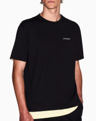 Футболка Armani Exchange с эффектом многослойности 1159924403 (Черный L)