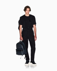 Футболка Armani Exchange с эффектом многослойности 1159924403 (Черный L)