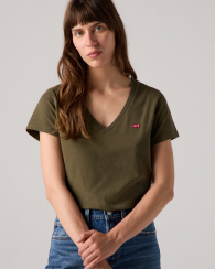 Женская футболка Levi's с логотипом 1159927614 (Зеленый XS)