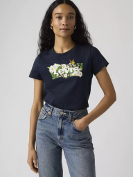 Женская футболка Levi's 1159978834 (Синий S)