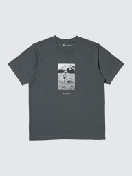 Футболка UNIQLO з принтом Elliott Erwitt UT 1160066354 (Сірий 3XL)