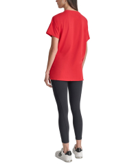 Футболка DKNY з паєтками 1160110935 (Червоний XL)