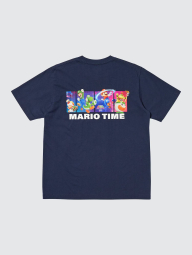 Футболка UNIQLO с принтом The Super Mario Galaxy 1160134724 (Синий M)