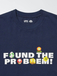 Футболка UNIQLO з принтом The Super Mario Galaxy 1160134340 (Синій L)