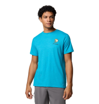 Мужская футболка Columbia 1160208921 (Голубой, 1X)