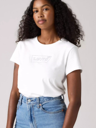 Женская футболка Levi's с логотипом из страз 1160262070 (Белый XXL)