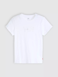 Женская футболка Levi's с логотипом из страз 1160262070 (Белый XXL)