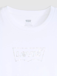 Женская футболка Levi's с логотипом из страз 1160262070 (Белый XXL)