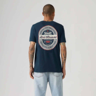 Футболка чоловіча Levi's з логотипом 1160518174 (Синій XL)