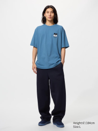 Футболка UNIQLO з Mickey Mouse 1160537310 (Синій M)