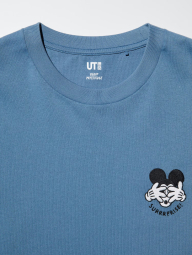 Футболка UNIQLO з Mickey Mouse 1160537310 (Синій M)