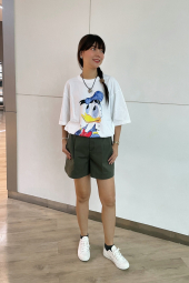 Футболка UNIQLO Disney Art Donald Duck 1160647781 (Білий XS)