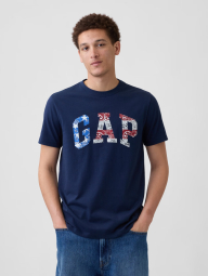 Футболка чоловіча GAP з логотипом 1160672781 (Синій M)