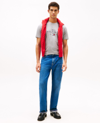 Мужская футболка Tommy Hilfiger с логотипом 1160781960 (Серый XS)