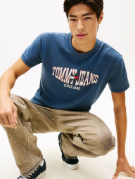 Мужская футболка Tommy Hilfiger 1160860166 (Синий L)