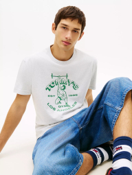 Мужская футболка Tommy Hilfiger 1160862137 (Серый XXL)
