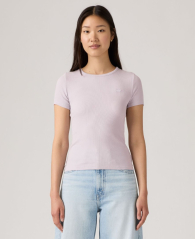 Жіноча футболка Levi's в рубчик 1161036361 (бузковий XL)
