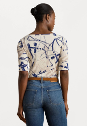 Жіноча футболка Ralph Lauren 1161038279 (Молочний L)