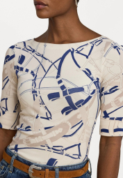 Жіноча футболка Ralph Lauren 1161038279 (Молочний L)