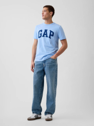 Футболка мужская GAP с логотипом 1161089637 (Голубой XL)