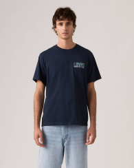 Футболка Levi's с принтом 1161188503 (Синий M)