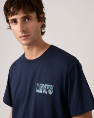 Футболка Levi's с принтом 1161188503 (Синий M)