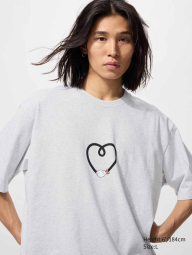 Футболка UNIQLO Disney's Mickey Mouse 1161244766 (Сірий XL)