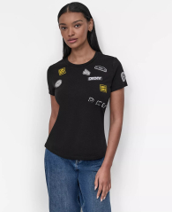 Футболка DKNY з нашивками 1161277444 (Чорний S)