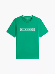 Чоловічі футболки з логотипом Tommy Hilfiger 1161367074 (Зелений M)