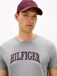 Мужская футболка Tommy Hilfiger с логотипом 1161368306 (Серый M)