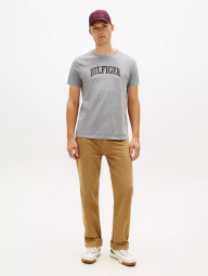Мужская футболка Tommy Hilfiger с логотипом 1161368306 (Серый M)