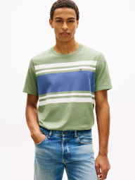 Мужская футболка Tommy Hilfiger 1161368707 (Зеленый M)