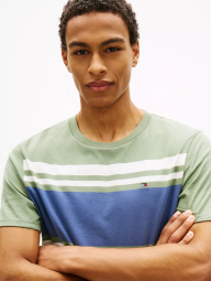 Мужская футболка Tommy Hilfiger 1161368707 (Зеленый M)