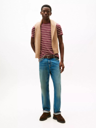 Чоловічі футболки Tommy Hilfiger 1161669859 (Бордовий/Бежовий XXL)