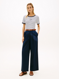Футболка Tommy Hilfiger в полоску 1161404977 (Черный/Белый S)