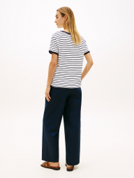Футболка Tommy Hilfiger в полоску 1161404977 (Черный/Белый S)