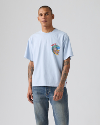 Мужская футболка Levi's 1161443668 (Голубой L)