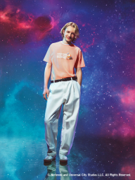 Футболка UNIQLO с принтом The Super Mario Galaxy 1161460405 (Розовый L)