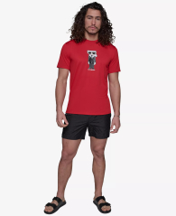 Мужской рашгард Karl Lagerfeld Paris футболка для купания UPF 30+ 1161466576 (Красный XXL)