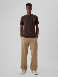 Мужская футболка GAP с логотипом 1161492458 (Коричневый XXL)