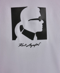 Мужской рашгард Karl Lagerfeld Paris футболка для купания с защитой от солнца UPF 30+ 1161505468 (Белый M)