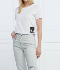 Женская футболка Armani Exchange с логотипом 1161509728 (Белый S)