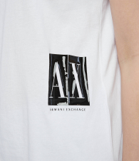 Женская футболка Armani Exchange с логотипом 1161509728 (Белый S)