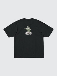 Футболка UNIQLO Star Wars з принтом 1161550572 (Чорний L)
